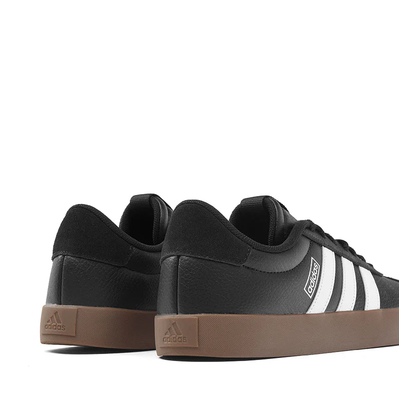 Adidas VL Court 3.0 – Black / White / Gum Sole