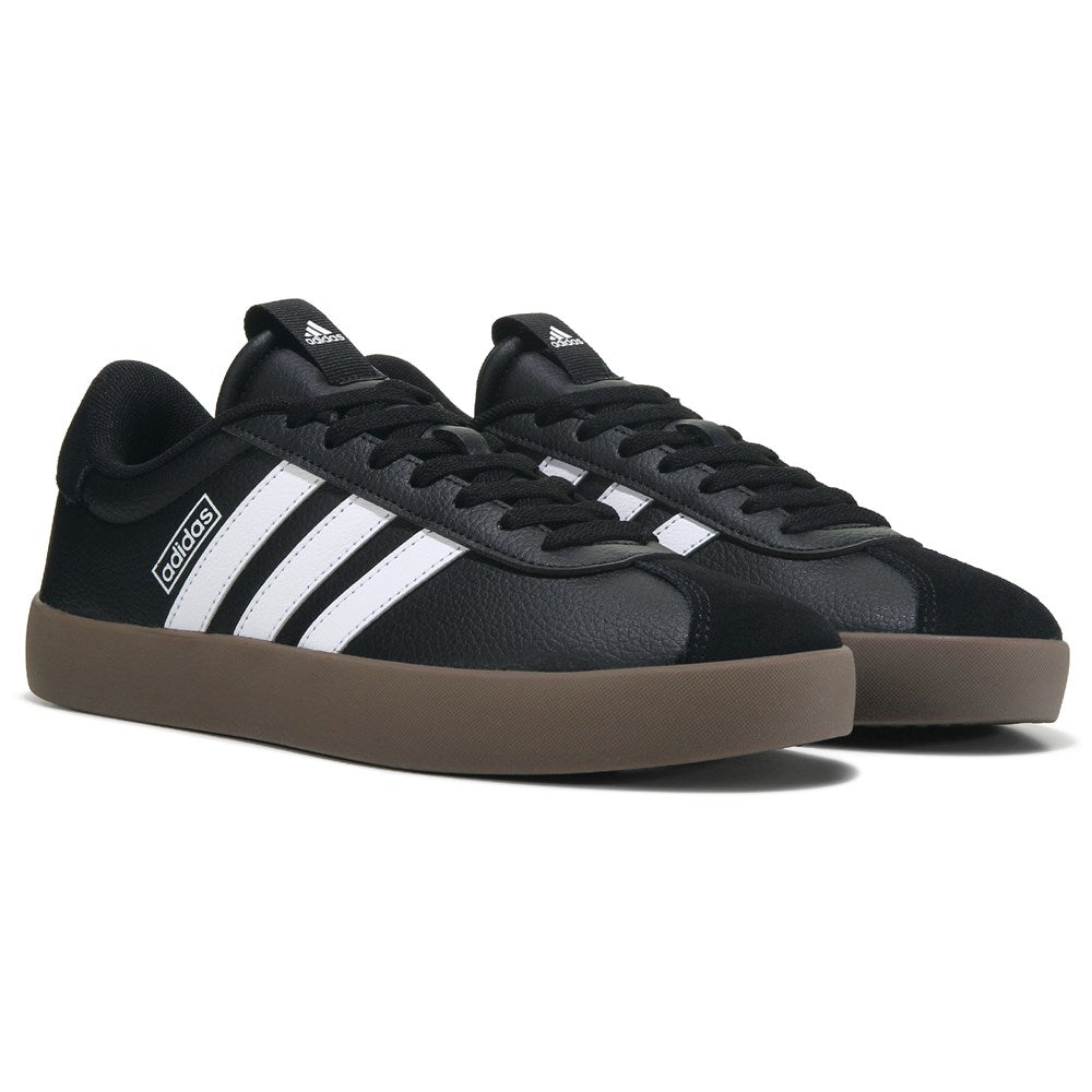 Adidas VL Court 3.0 – Black / White / Gum Sole